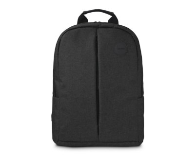 Hama Genua Mochila para Portatiles hasta 15.6\" - Capacidad 14L - Poliester - Interior Acolchado - Bolsillo Frontal - 35x46x9cm - Color Negro
