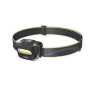 Hama Hl110 Linterna Frontal LED - Cinta para la Cabeza - 110 Lumenes - Funciona con 3 Pilas AAA - Autonomia hasta 19h - Color Negro