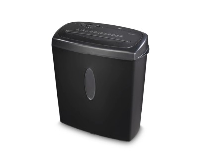 Hama Home x10CD Destructora de Papel Manual - 460W - 72dB - Destruye hasta 11 Hojas - Velocidad 2m/min - Corte Transversal P-4 - Destruye Bandas Magneticas y Tarjetas - 34x17x39cm - Color Negro