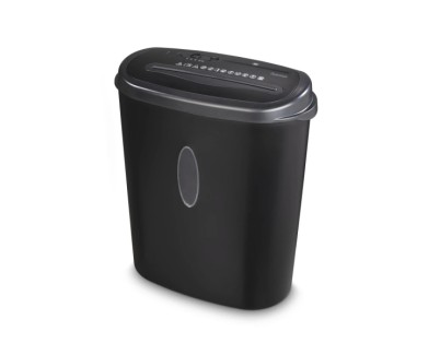 Hama Home x12CD Destructora de Papel Manual - 529W - Apagado Automatico - Destruye hasta 13 Hojas - Velocidad 2m/min - Corte Transversal P-4 - Destruye Bandas Magneticas y Tarjetas - Color Negro