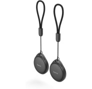 Hama Key Finder Pack 2 Localizadores Antiperdida - Compatible Apple y Google - Bluetooth - Autonomia hasta 365 Dias - Color Negro