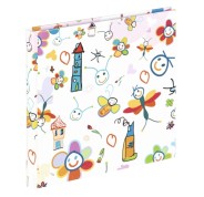 Hama Kritzelkratzel Album de Fotos - 30 Paginas Blancas - Tapa Plastificada - 18x18cm - Multicolor