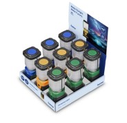 Hama L250 Linternas LED - Bateria - 250 Lumenes - Gancho Plegable - Autonomia hasta 15H - 6.1x14.3x6.1cm - Colores Surtidos