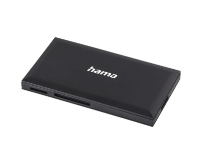 Hama Lector de Tarjetas - CompactFlash - Compatible con SD - Micro-SD - Conexion con USB-A - 90.3x9x50.3mm - Color Negro