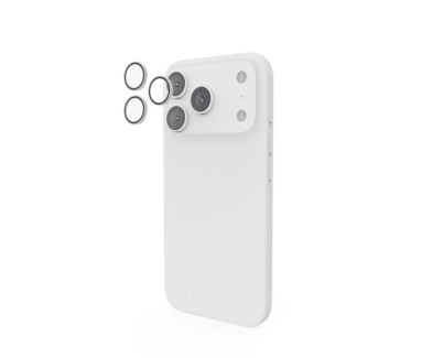 Hama Lens Protect Protector de Camara para iPhone 17 Pro / Pro Max - Vidrio Templado - Color Transparente