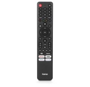 Hama Mando a Distancia para TV Hisense - Alcance 10m - 45 Botones - Acceso Directo a Plataformas de Streaming - 4.2x21.5x1.5cm - Color Negro