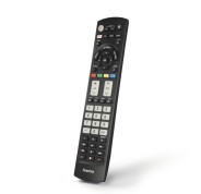 Hama Mando a Distancia para TV Panasoni - Alcance 10m - 56 Botones - Acceso Directo a Plataformas de Streaming - 21.4x5x2.3cm - Color Negro