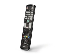Hama Mando a Distancia para TV Samsung - Alcance 10m - 52 Botones - Acceso Directo a Plataformas de Streaming - 21.1x5.1x2.6cm - Color Negro