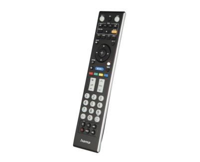 Hama Mando a Distancia para TV Sony - Alcance 10m - 52 Botones - Acceso Directo a Plataformas de Streaming - 21.2x4.8x2.5cm - Color Negro