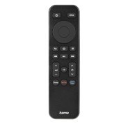 Hama Mando a Distancia para TV - Universal - Alcance 10m - Acceso Directo a Plataformas de Streaming - 14x3.8x1.9cm - Color Negro