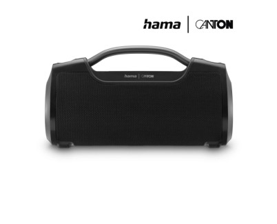 Hama Mate Pro Altavoz Portatil - Potencia 60W - Bluetooth - USB-C - Bateria 3600mAh - IPX6 - Rango 10m - 17.2x31x12cm - Color Negro