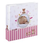 Hama Moni Album de Fotos - Capacidad para 200 Fotos 10x15cm - Insercion Lateral - Tapa Plastificada - 22.5x22cm - Multicolor