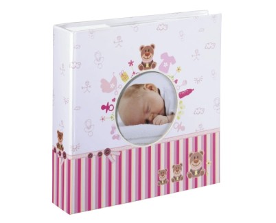 Hama Moni Album de Fotos - Capacidad para 200 Fotos 10x15cm - Insercion Lateral - Tapa Plastificada - 22.5x22cm - Multicolor