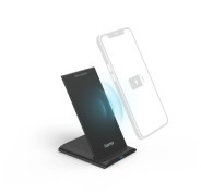 Hama QI-FC10S Cargador Inalambrico - Potencia 10W - USB-C - Indicador LED - Carga Rapida - Color Negro