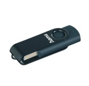 Hama Rotate Memoria Pendrive USB 3.0 - 256GB de Capacidad - 90Mb/s de Transferencia - Tapa Giratoria - Cuerpo Metalico - Color Azul