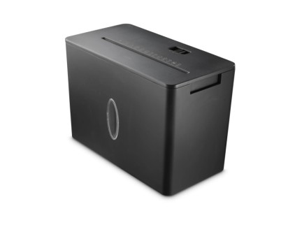 Hama Safe x40-B Destructora de Papel Manual - 210W - de 8L - 64dB - Destruye hasta 4 Hojas - 1.8m/min - Corte Transversal P-4 - Destruye Bandas Magneticas y Tarjetas - 29.5x15.5x20.7cm - Color Negro