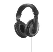 Hama Shelltv II Auriculares Supraaurales con Diadema - Cable 6m - Jack 3.5mm - Color Negro