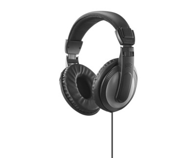 Hama Shelltv II Auriculares Supraaurales con Diadema - Cable 6m - Jack 3.5mm - Color Negro