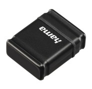 Hama Smartly Memoria Pendrive USB 2.0 con Tapa - 16GB de Capacidad - 10Mb/s de Transferencia - 21x15x6.5mm - Color Negro