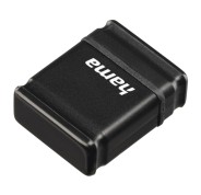 Hama Smartly Memoria Pendrive USB 2.0 con Tapa - 64GB de Capacidad - 15Mb/s de Transferencia - Color Negro
