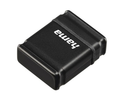 Hama Smartly Memoria Pendrive USB 2.0 con Tapa - 64GB de Capacidad - 15Mb/s de Transferencia - Color Negro