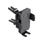 Hama Soporte de Coche para Smartphone - Pinza para Rejilla - Peso Max 230g - Universal - Color Negro