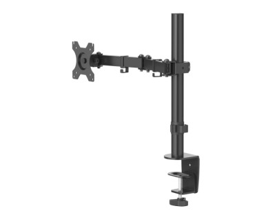 Hama Soporte de Mesa con Brazo Articulado para Monitor de 13 a 32\" - Capacidad 10kg - Giro 180&ordm; - Inclinacion de 45&ordm; - Altura Ajustable - Acero - VESA 100x100 - 42.88x14.51x40.64cm - Color Negro