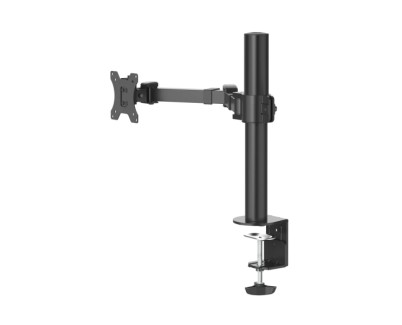 Hama Soporte de Mesa con Brazo Articulado para Monitor de 13 a 35\" - Capacidad 15kg - Inclinacion de 35&ordm; - Altura Ajustable - Permite Giro 180&ordm; - Acero - VESA 100x100 - 10x59x40.43cm - Color Negro