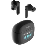 Hama Spirit Touch Auriculares Inalambricos TWS - Bluetooth 5.4 - Control Tactil Inteligente - Estuche Recargable - Color Negro