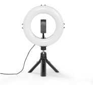 Hama SpotLight Smart 80 II Aro de Luz LED para Smartphones - Diametro 21cm - Temperatura de Color Ajustable