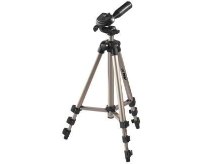 Hama Star 05 Tripode para Camara de Fotos - Peso Max 500g - Altura Ajustable hasta 106.5cm - Aluminio - Soporte de Liberacion Rapida - Cabezal de 3 Vias - Color Beige