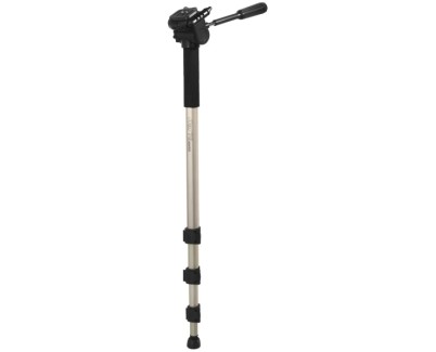 Hama Star 78 Mono Monopie Telescopico para Camara - Peso Max 4kg - Altura Ajustable hasta 176cm - Aluminio - Soporte de Liberacion Rapida - Cabezal de 3 Vias - Color Beige