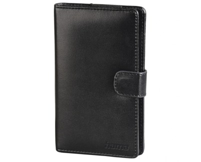 Hama Vegas Estuche para 5 Memorias USB - Universal - Cuero - 8.2x1.6x13.9cm - Color Negro