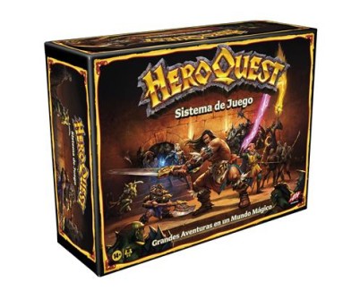 Hero Quest Basico + Expansion Juego de Tablero - Tematica Fantasia - De 2 a 5 Jugadores - A partir de 14 Años - Duracion 60min. aprox.
