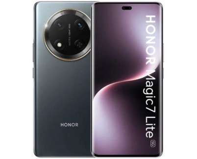 Honor Magic7 Lite Smartphone Pantalla AMOLED 6.78\" - 8GB - 256GB - Camara Principal 108MP - Bateria 6600mAh - Admite Carga de 66W - Color Negro Titanio