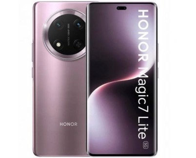 Honor Magic7 Lite Smartphone Pantalla AMOLED 6.78\" - 8GB - 256GB - Camara Principal 108MP - Bateria 6600mAh - Admite Carga de 66W - Color Purpura Titanio