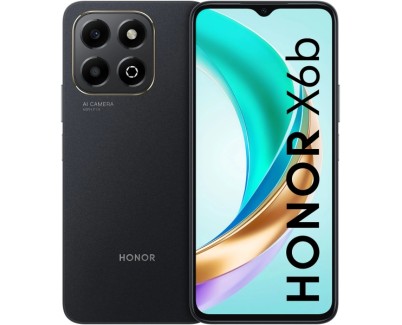 Honor X6b Smartphone Pantalla 6.56\" - 4+4GB - 128GB - Camara Principal 50MP - Bateria 5200mAh - Admite Carga de 35W - Color Negro