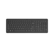 HP 225 Teclado Inalambrico 2.4GHz - 12 Atajos Fn Integrados - Indicadores LED Bloq Num, Bloq Mayus y Bateria - Autonomia hasta 16 Meses - Color Negro