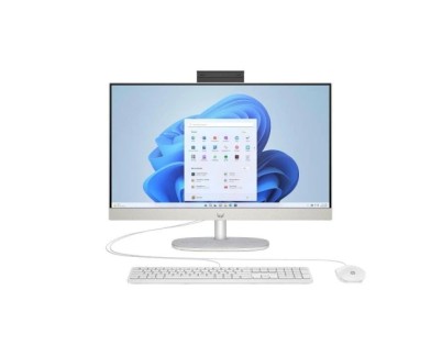 HP 27-CR0105NS All-in-One Intel Core i5-1335U - 8GB DDR4 - 512GB SSD - 27\" FHD Tactil - Windos 11 Home - Color Blanco + Teclado QWERTY (ES) y Raton