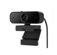 HP 435 Webcam Full HD 1080p - Autofoco - Correccion Automatica de Luz y Color - Campo de Vision 85° - Doble Microfono con Reduccion de Ruido - Giro 360° y Inclinacion 15° - Cubierta de Privacidad - Color Negro