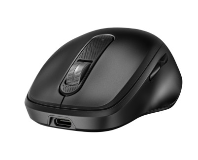 HP 515 Raton Inalambrico Recargable Ultra?Rapido - Sensor Multi?Superficie 4000 DPI - 5 Botones - Conexion 2.4GHz via Dongle USB?A - USB?C para Carga - Dise&ntilde;o Ambidiestro - Color Negro
