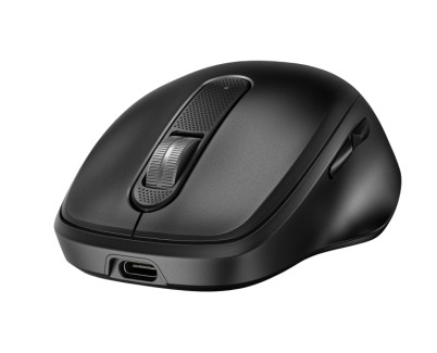 HP 515 Raton Inalambrico Recargable Ultra?Rapido - Sensor Multi?Superficie 4000 DPI - 5 Botones - Conexion 2.4GHz via Dongle USB?A - USB?C para Carga - Dise&ntilde;o Ambidiestro - Color Negro