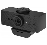 HP 625 Webcam Full HD 1080p - Autofoco - Correccion Automatica de Luz y Color - Campo de Vision 85° - Doble Microfono con Reduccion de Ruido - Giro 360° y Inclinacion 15° - Cubierta de Privacidad - Color Negro