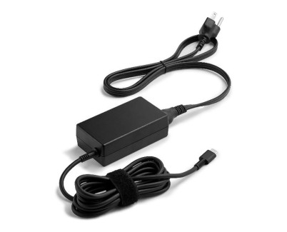 HP 65W USB?C LC Power Adapter - Cargador USB?C 65W con HP Fast Charge - Compatible con Portatiles HP con USB?C - Dise&ntilde;o Compacto y Ligero - Cable 1.8 m - Color Negro