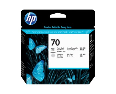 HP 70 Negro Photo/Gris Claro Cabezal de Impresion Original - C9407A