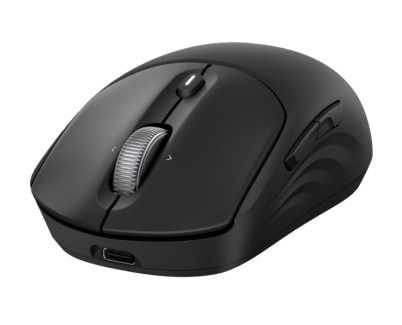 HP 705 Raton Inalambrico Recargable Ultra?Rapido - Sensor Multi?Superficie 6000 DPI - 7 Botones Programables - 2.4GHz  y Bluetooth - Color Negro