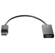 HP Adaptador DisplayPort a HDMI - Resolucion 4K - Conector DisplayPort Macho a HDMI Hembra - Diseño Compacto y Portátil