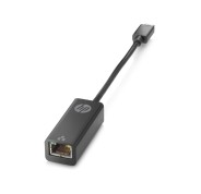 HP Adaptador USB?C a Ethernet RJ45 G2 - Gigabit 10/100/1000 Mbps - Plug & Play - Soporta PXE Boot, Wake?on?LAN y MAC Address Pass?Through - Diseño Compacto y Portatil - Color Negro