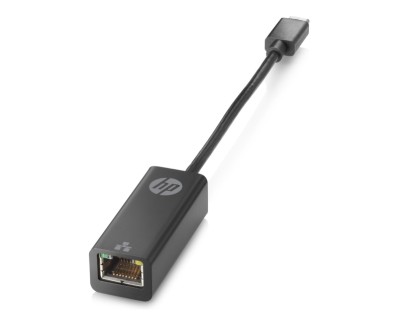 HP Adaptador USB?C a Ethernet RJ45 G2 - Gigabit 10/100/1000 Mbps - Plug & Play - Soporta PXE Boot, Wake?on?LAN y MAC Address Pass?Through - Dise&ntilde;o Compacto y Portatil - Color Negro