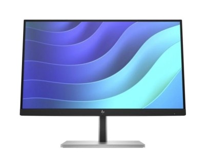 HP E-Series E22 G5 Monitor 21.5\" LED IPS FullHD 75Hz - Respuesta 5ms - Ajustable en Altura, Giratorio e Inclinable - HDMI, Displayport, Hub USB - VESA 100x100 - Color Negro/Plata